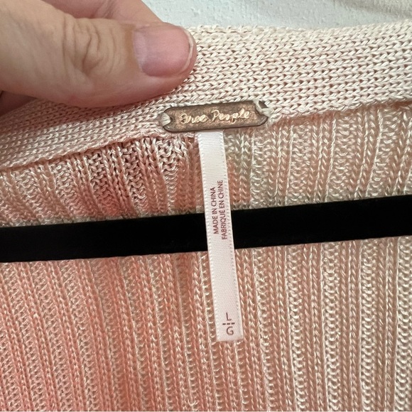 Free People Game On Ribbed Cardigan Sweater - Picture 6 of 11